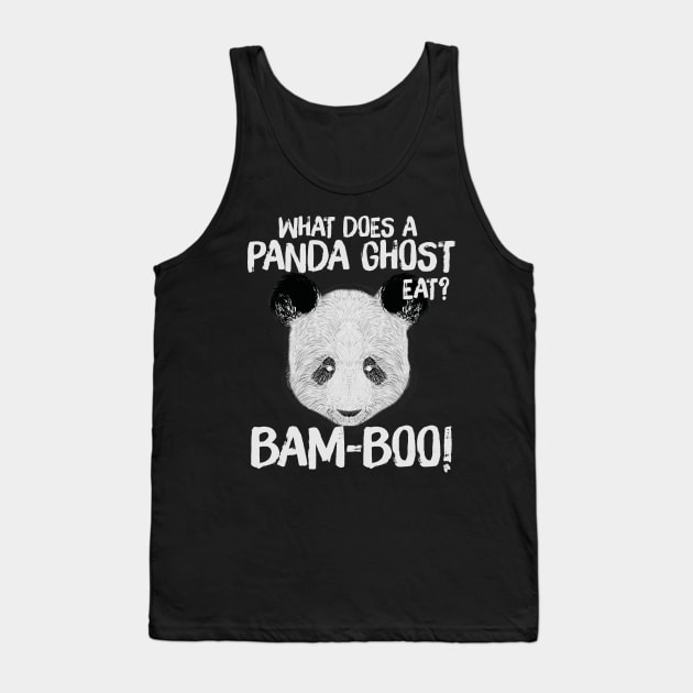 Panda Bam boo Joke Tank Top by Walkowiakvandersteen